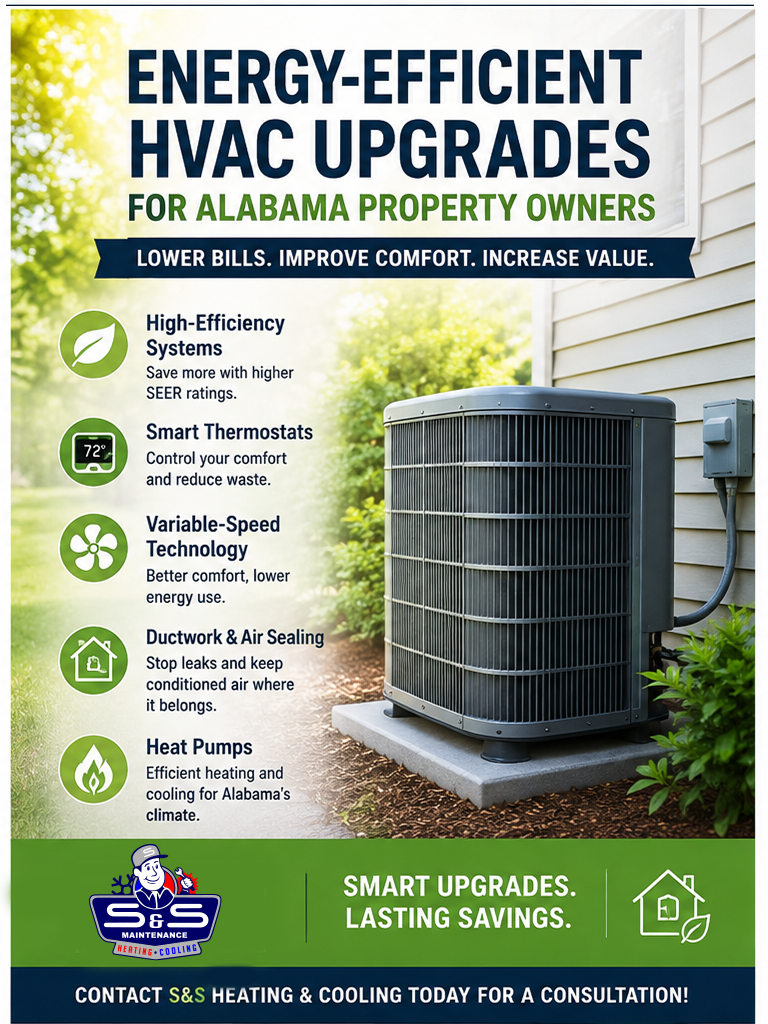 Energy-Efficient HVAC Upgrades for Alabama Property Owners